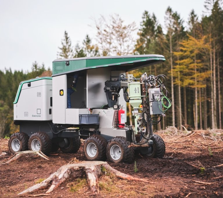 Sodra BraSatt autonomous planting machine