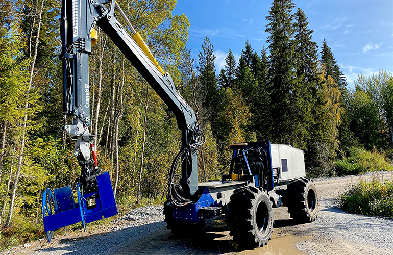 AORO Autonomous forwarder forest tests