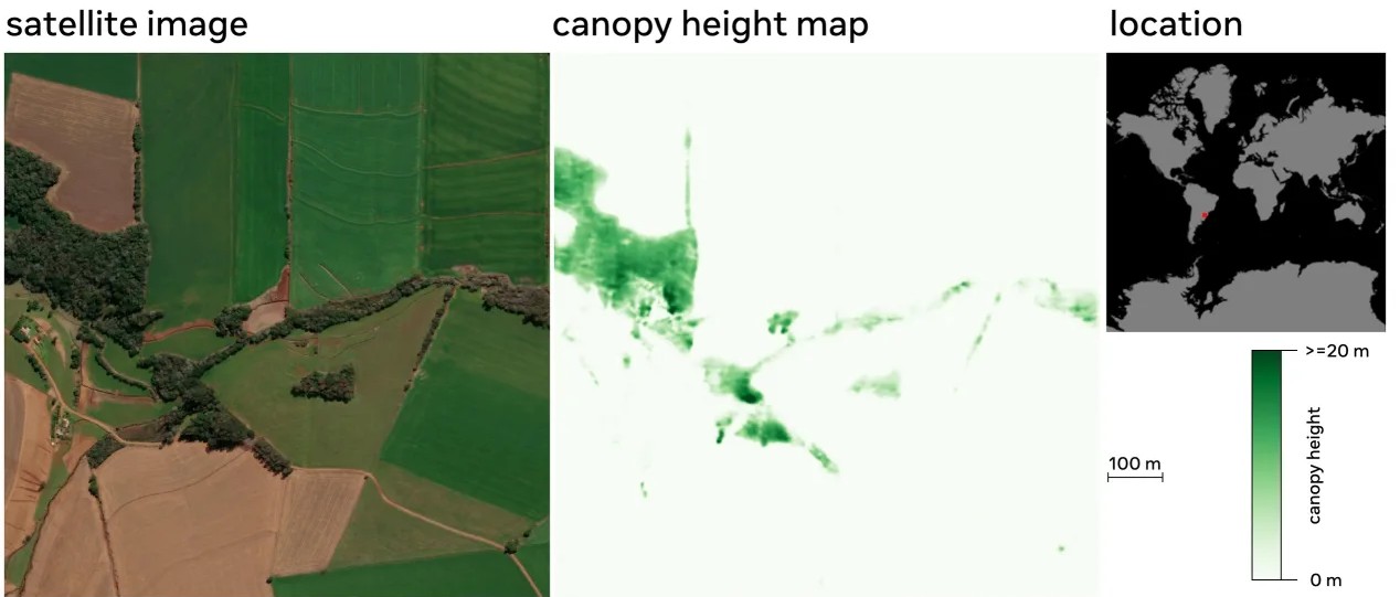 World Resources Institute global map of tree canopy height