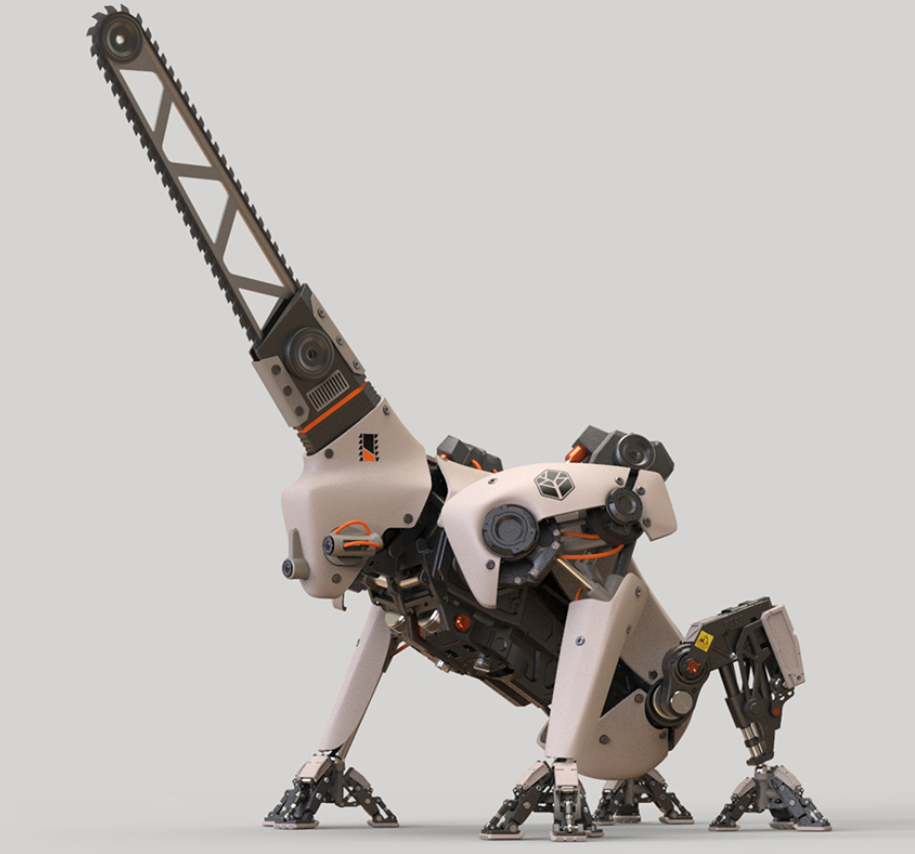 Chunk robotic forest ranger concept