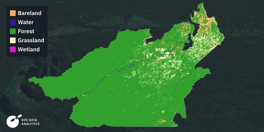 EOSDA LandViewer multispectral imagery
