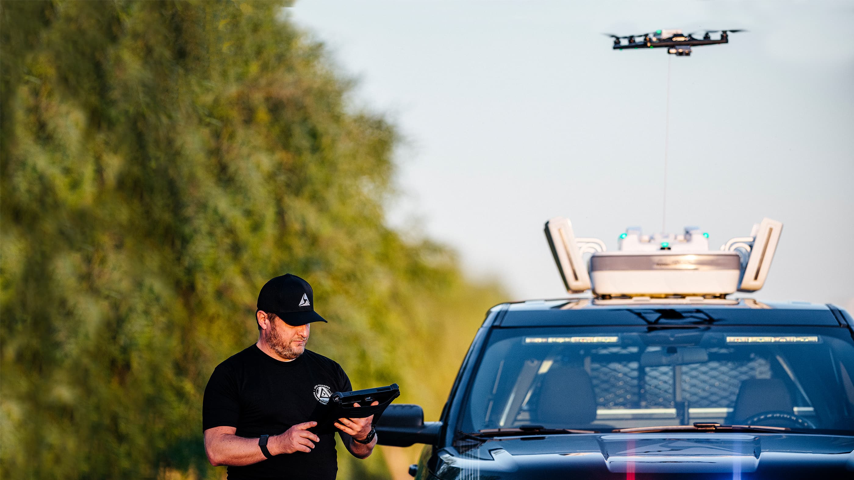 Tethered UAV