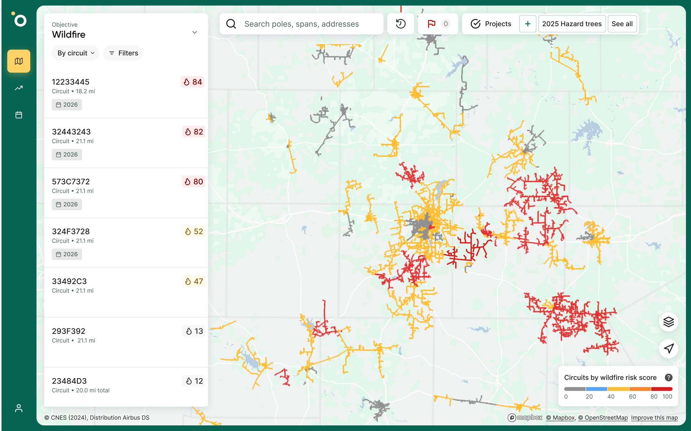 Wildfire mitigation