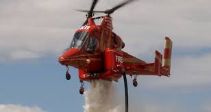 Autonomous fire fighting helicopter