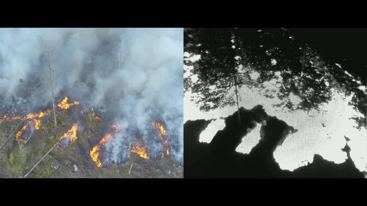 Forward-Looking Infrared thermal cameras for fire detection