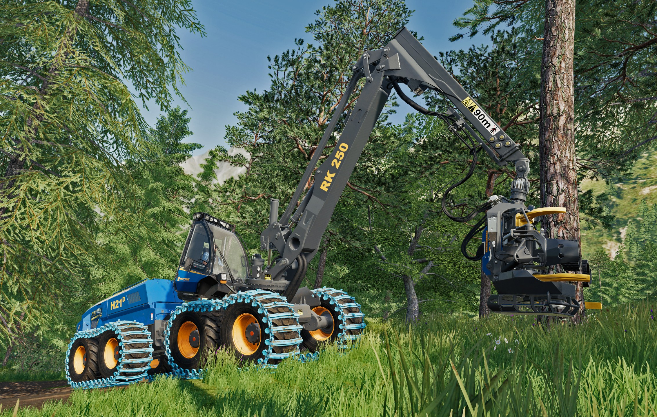 Rottne harvester simulator