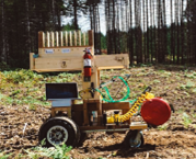 Paper outlining concept of robotic planting machine