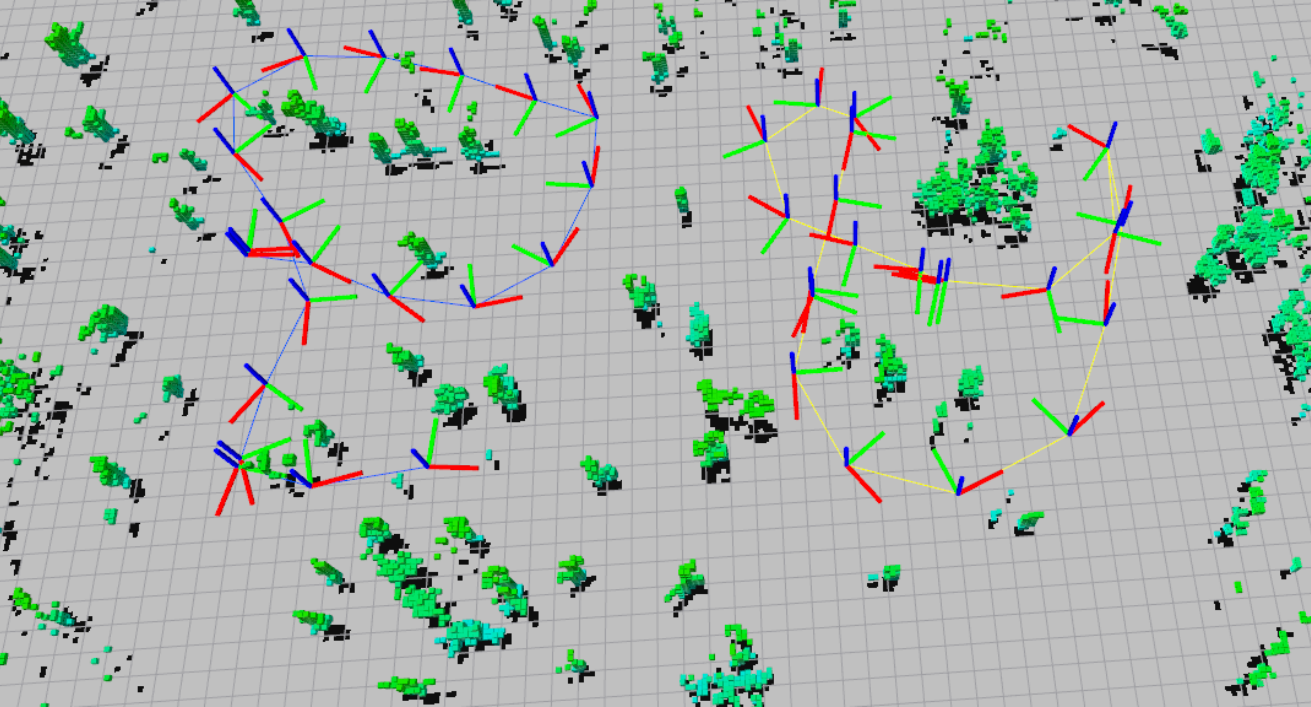 Search & rescue under the forest canopy using multiple UAVs