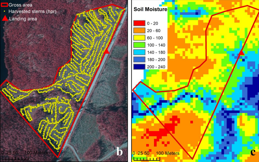 Pathfinder tool to plan routes for replanting