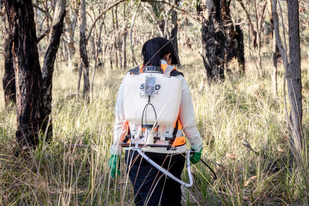 Automatic data logger for weed management & tree planting