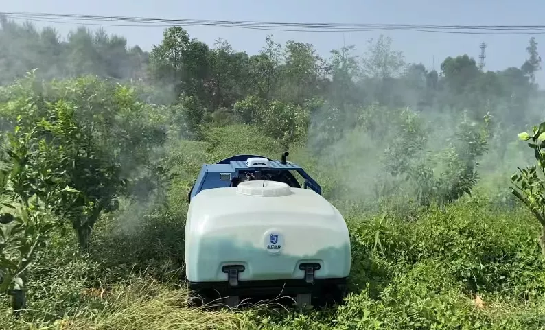 Unmanned orchard sprayer robot S450
